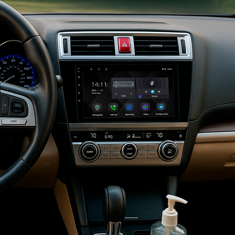 Multimidia Subaru Legacy 2014 2015 2016 2017 2018 KS Carplay 9"