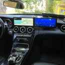Multimídia Tela Dupla Mercedes Benz C180 C200 C250 C300 GLC 2015 2016 2017 2018 KS OEM 24.3"