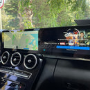 Multimídia Tela Dupla Mercedes Benz C180 C200 C250 C300 GLC 2015 2016 2017 2018 KS OEM 24.3"