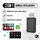 DONGLE INTELIGENTE SEM FIO CARPLAY ANDROID AUTO