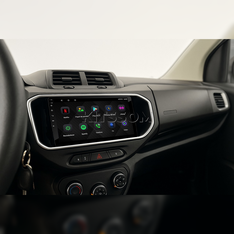 Multimídia Chevrolet Spin 2019 2020 2021 2022 2023 2024 2025 2026 KS Carplay 9"
