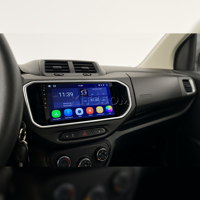 Multimídia Chevrolet Spin 2019 2020 2021 2022 2023 2024 2025 2026 KS Light 9"