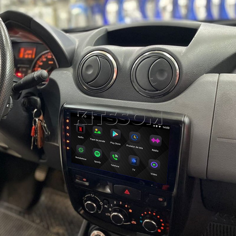 Multimídia Renault Duster 2010 2011 2012 2013 2014 2015 KS Carplay 9